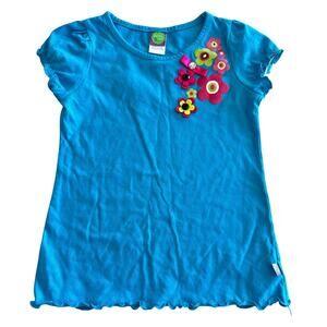 Dolly and Me Blue Floral T-Shirt - Girls Size 8